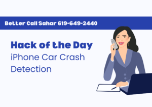 Hack of the Day iPhone Car Crash Detection