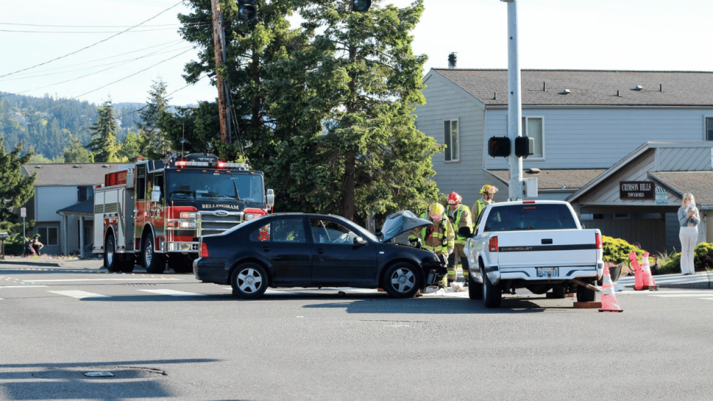 Car and Truck Accident