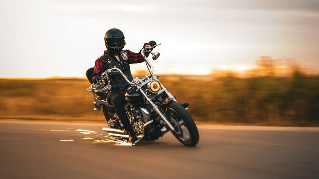 Motorbike rider