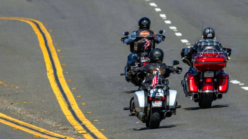 motorcycle riders on roadway
